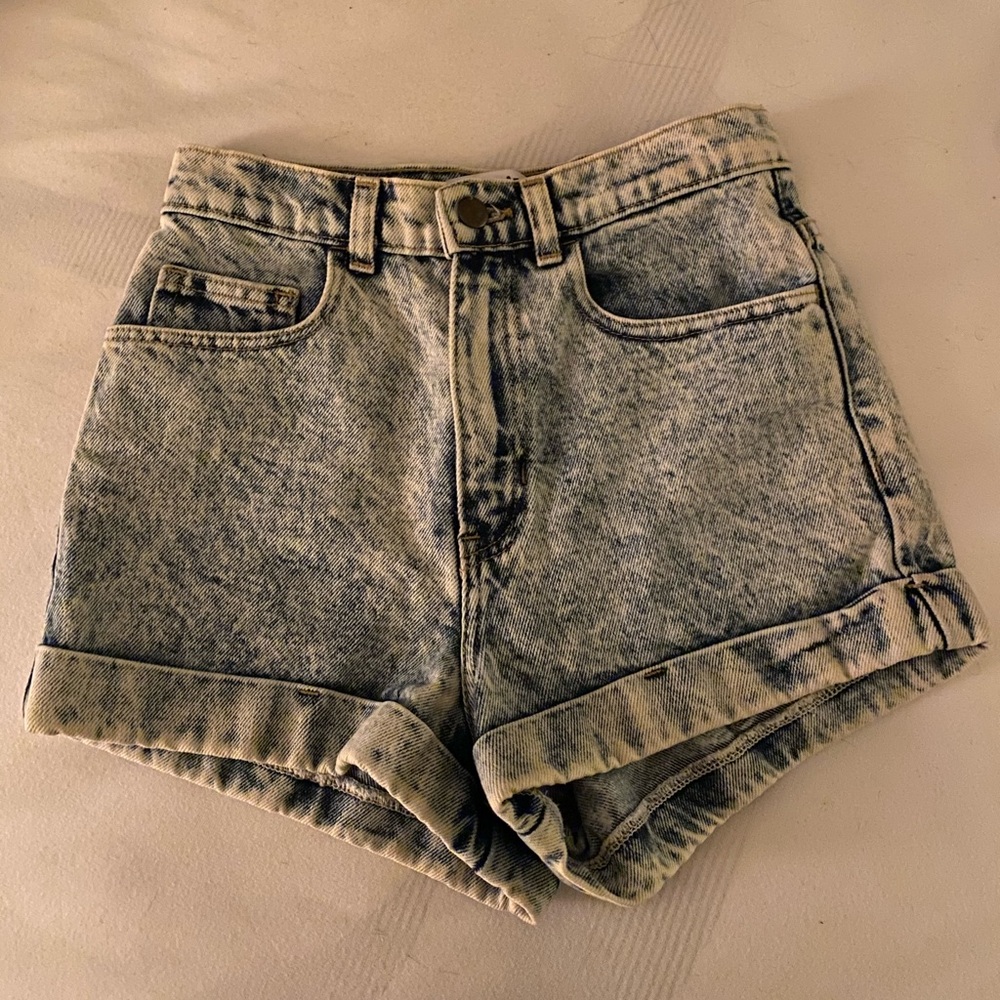 American Apparel Jean shorts